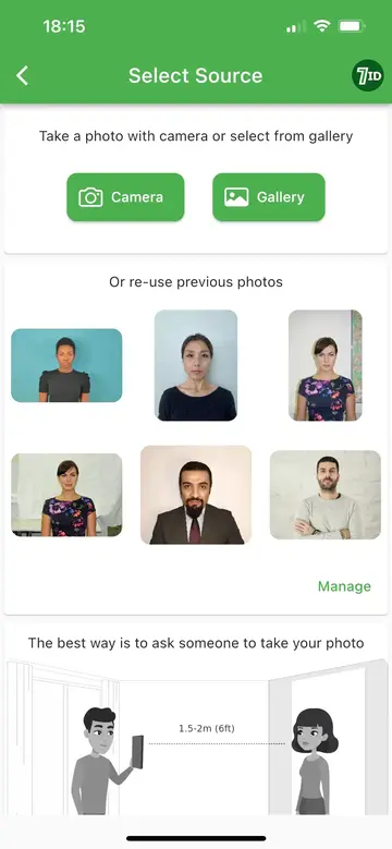 7ID: Take Your Own Passport Photo